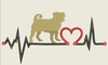 AGD 9502 Pug Heartbeat