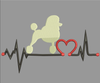 AGD 9548 Standard Poodle Heartbeat