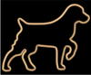 AGD 2140 Brittany  Spaniel Applique