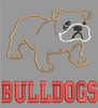 AGD 2144 Bull Dog Applique