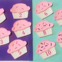 AGD 10218 Cupcake Number puzzle