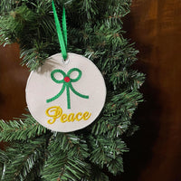 AGD 10690 Peace Ornament