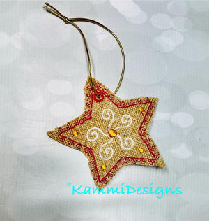 AGD 11038 Swirly Star Ornament