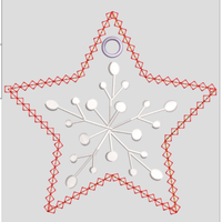 AGD 11040 Snowflake Ornament