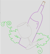 AGD 11354 WINE OUTLINE