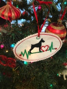 AGD 10110 Doberman Ornament