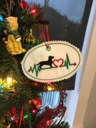 AGD 10116 Dachshund Ornament