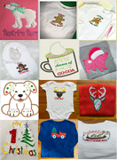 AGD 2019 Kids Christmas Applique Bundle