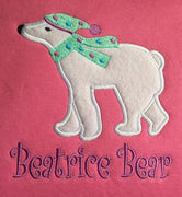 AGD 2420 Applique Polar Bear