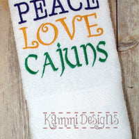 AGD 2454 Peace Love Cajun