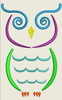 AGD 2952 Swirly Owl