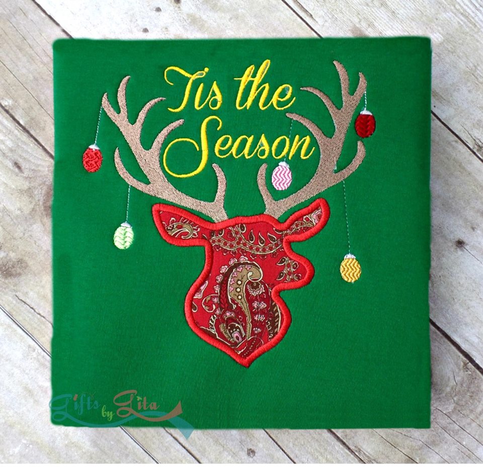 AGD 4030 Tis the Season Applique double file