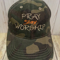 AGD 7026 Pray Slay Worship Hat File