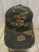 AGD 7026 Pray Slay Worship Hat File