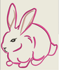 AGD 7080 Bunny Outline