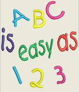 AGD 9098 ABC is easy as 123