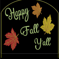 AGD 9158 Happy Fall Towel topper