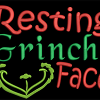 AGD 9258 Resting Grinch Face