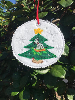 AGD 9314 Applique Tree Ornament
