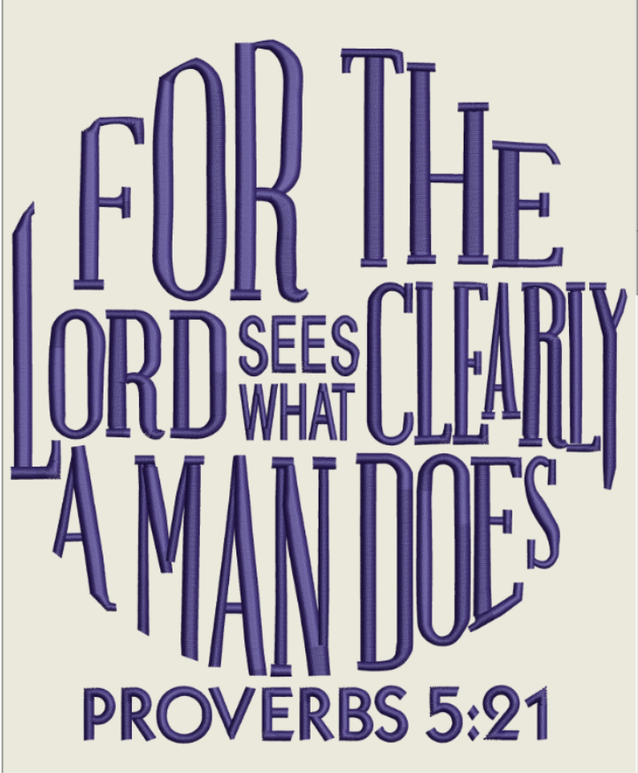 AGD 9406 Proverbs 5:21