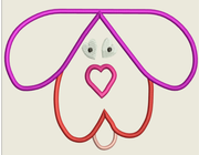 AGD 9458 Valentine Dog