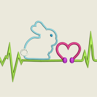 AGD 9476 Bunny Heartbeat