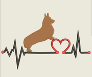 AGD 9512 Corgi Heartbeat