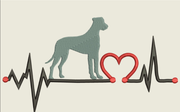 AGD 9544 Great Dane 2 Heartbeat
