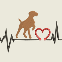 AGD 9556 German Shorthaired Pointer Heartbeat