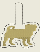 AGD 9822 Pug Key Fob