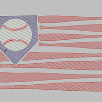 AGD 9830 Baseball Flag