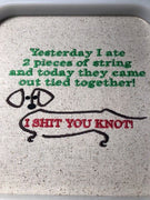 AGD 9868 I shit you knot