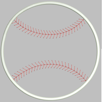 AGD 9876 Baseball Monogram Frame