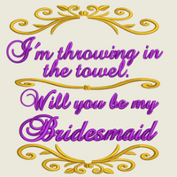 AGD 1856 Will you be my Bridesmaid