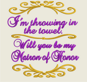 AGD 1858 Will you be my Matron of Honor