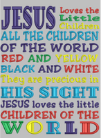 AGD 2076 Jesus Love Children