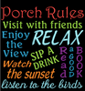 AGD 2588 Porch Rules