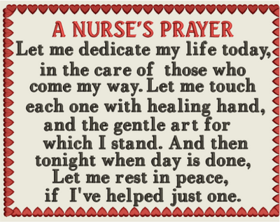 AGD 2596 Nurses Prayer 2