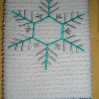 AGD 2386 Snowflake Monogram Frame